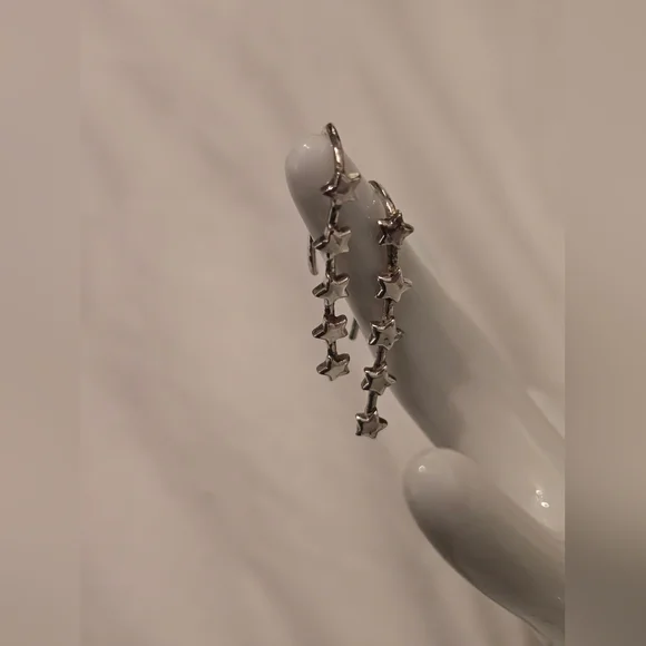 â¤ď¸5 Star Ear Climber/Crawler by All Stars Aligned Earrings; 925 Sterling S⌠- Picture 4 of 13